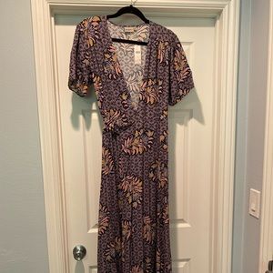 NWT The Odells Maxi Wrap dress